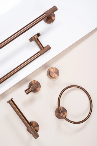 TOILET PAPER HOLDER REA 6611 MODERN BRUSH COPPER