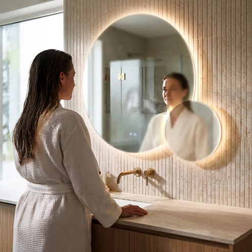 Mirror Rea R-9045 Led Transparent