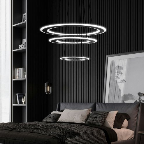 CEILING LAMP CHANDELIER TOOLIGHT LED G040-3CP BLACK