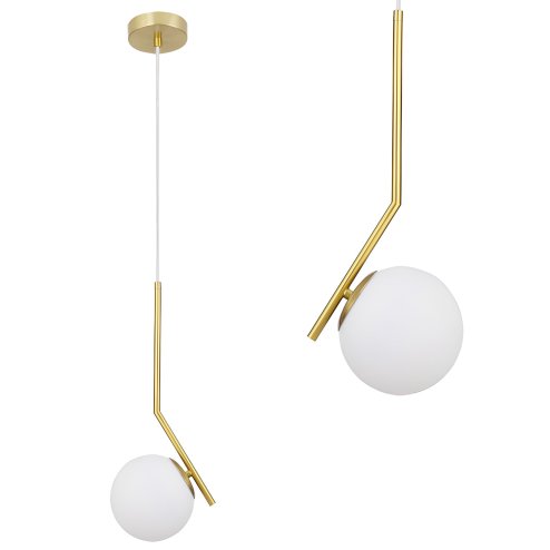 CEILING LAMP CHANDELIER TOOLIGHT G106-1W GOLD WHITE