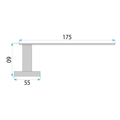 TOILET PAPER HOLDER REA 109 TIL CHROME