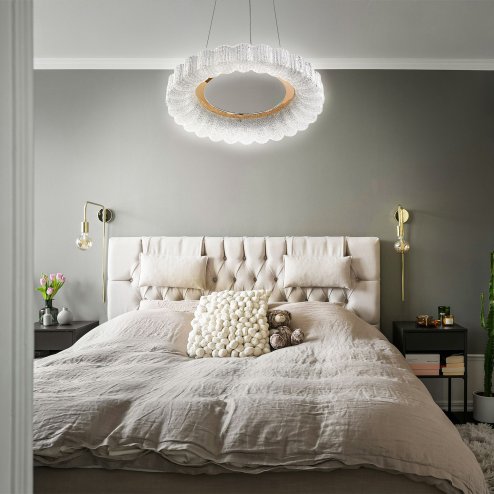 CEILING LAMP CHANDELIER TOOLIGHT LED MS018-CP ROSE GOLD