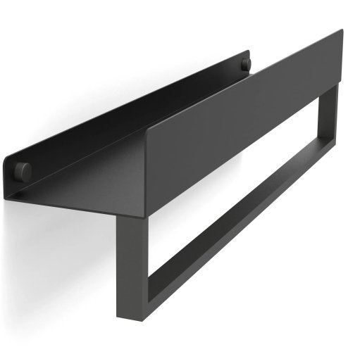 Bathroom Shelf Sf01 60Cm Black Matt