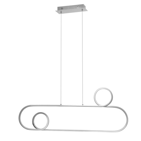 Pendant LED Lamp TOOLIGHT APP810-CP Chrome + remote control 1-light point 40 W 34,5x90x106cm