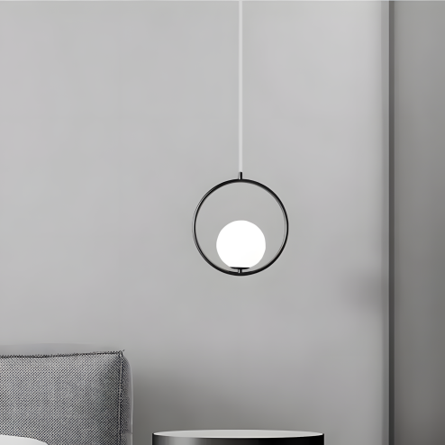 CEILING LAMP CHANDELIER TOOLIGHT G110-1W BLACK WHITE