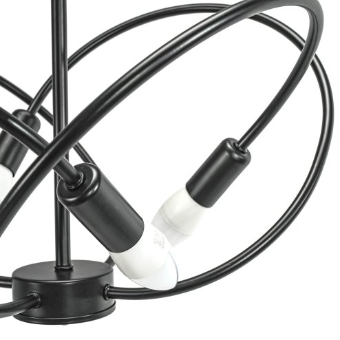Pendant Lamp TOOLIGHT APP1093-4C 4 Black 4-light points E14 60x60x36cm
