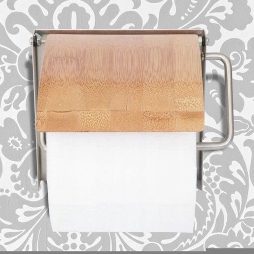 Toilet Paper Holder REA 390227 Bamboo