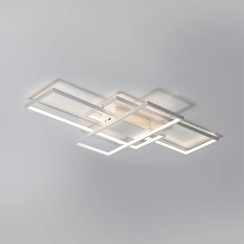 Ceiling LED Lamp Chandelier TOOLIGHT APP660 Modern White + Remote Control 3-light points 50x90Cm