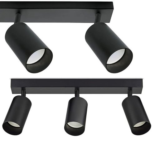 Pendant Lamp TOOLIGHT APP1243 SPOTS Metal Black GU10 3-light points