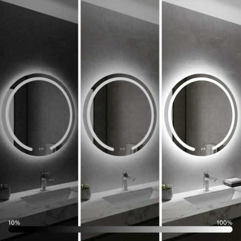 MIRROR REA MODERN 90 LED TRANSPARENT