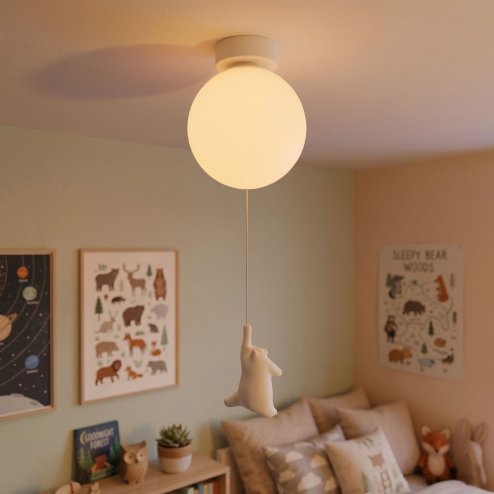 CEILING LAMP REA G167-1CP WHITE MIŚ