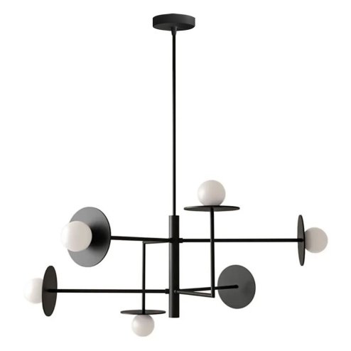 CEILING LAMP CHANDELIER TOOLIGHT APP1668-6CP BLACK