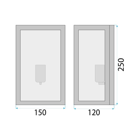 WALL LAMP TOOLIGHT APP1304-1W BLACK