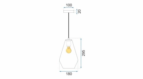 Lamp APP437-1CP APP438-1CP Transparent