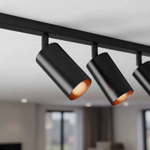 Ceiling Lamp Chandelier TOOLIGHT APP940-4C Black 4-light points GU10 6x40x16,5Cm