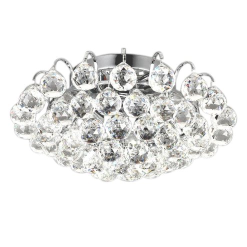 Ceiling Lamp Chandelier TOOLIGHT APP783-3C Cristal Round 3-light points E14