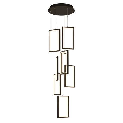 PENDANT CEILING LAMP TOOLIGHT LHJ089-7CP BLACK WHITE