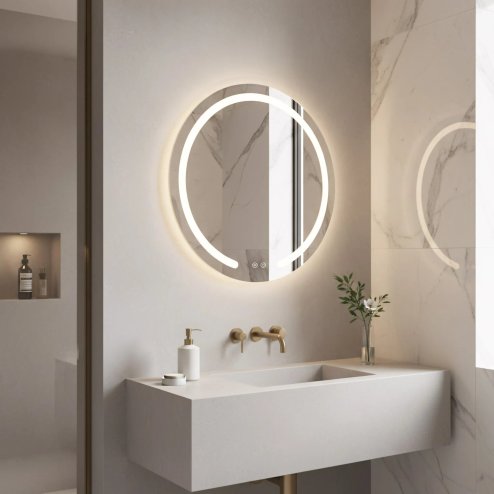 MIRROR REA MODERN 60 LED TRANSPARENT