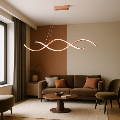 LED PENDANT LAMP TOOLIGHT LHJ021-CP 35 ROSE GOLD