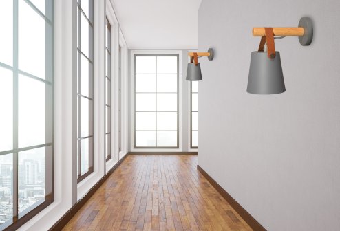 Wall Light Toolight APP468-1W E27 grey / brown