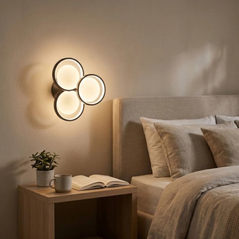 Ceiling Lamp Toolight App1919-C Black Led Black