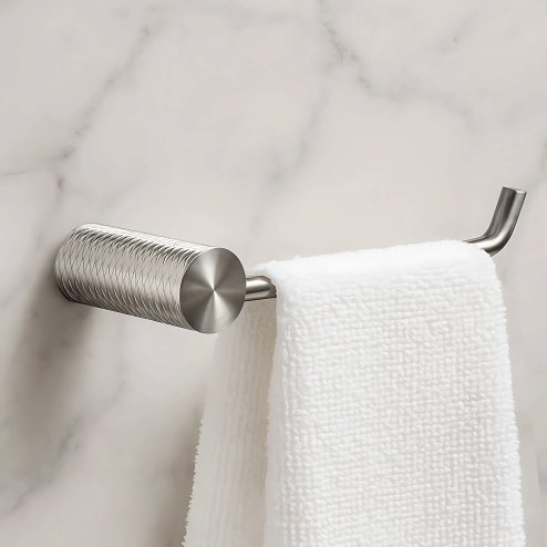 BATHROOM HANGER REA 9711A PRISM BRUSH STEEL