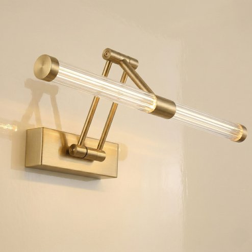 WALL LAMP REA APP1899-1W BRUSH GOLD