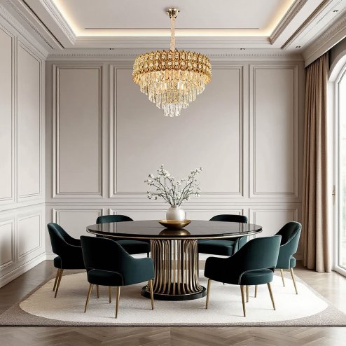 CEILING LAMP CHANDELIER TOOLIGHT G058-CP GOLD