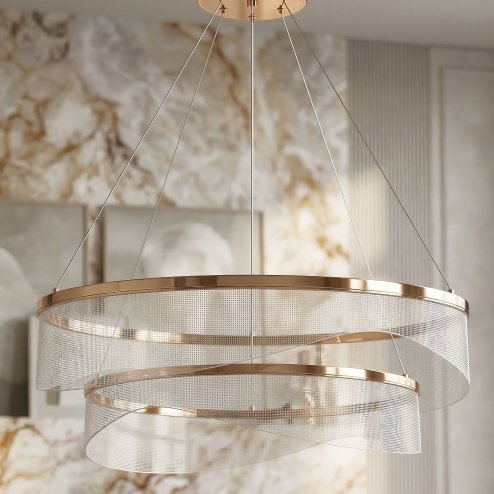 CEILING LAMP CHANDELIER REA G146-2CP GOLD
