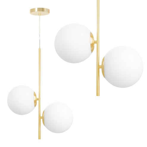 CEILING LAMP CHANDELIER TOOLIGHT G118-2CP GOLD WHITE