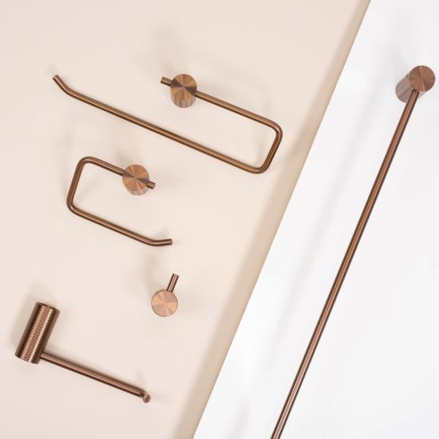 BATHROOM HANGER REA 9706 PRISM BRUSH COPPER