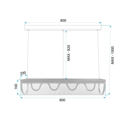 LAMP APP1409-CP BLACK
