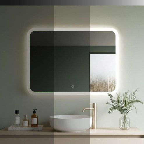 MIRROR REA TOP-3 80X60 TRANSPARENT 80X60 LED