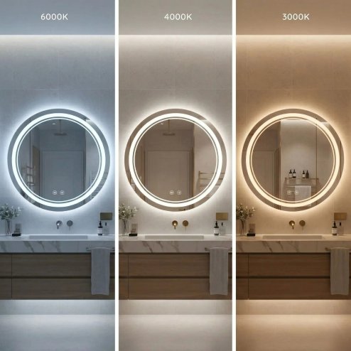Mirror Rea Soft 80 Led Transparent