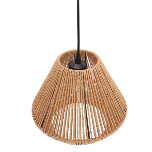 Pendant LED Lamp TOOLIGHT APP1150-1W Brown Black Metal Rope 60W