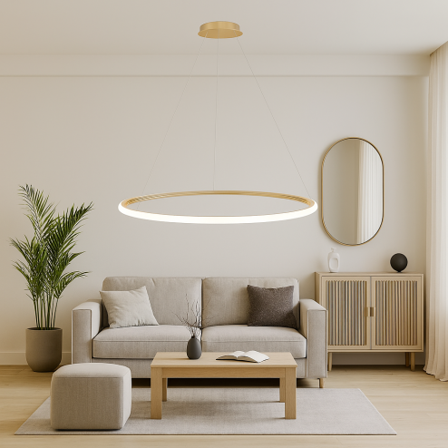 PENDANT LAMP TOOLIGHT LHJ001-CP 40 CM GOLD 30 GOLD