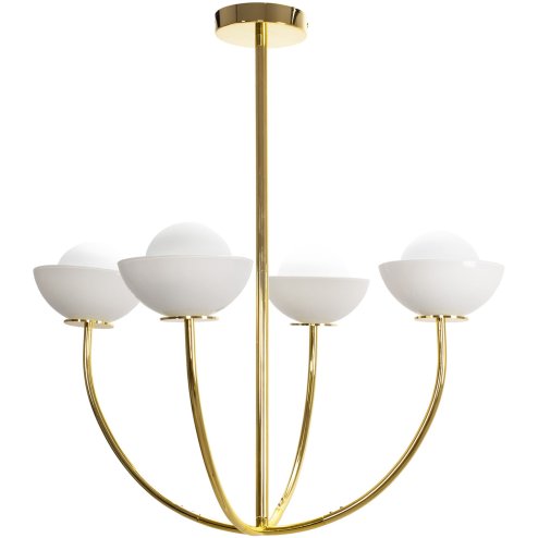 Pendant Lamp TOOLIGHT APP1200-CP Metal Gold - White G9 4-light points