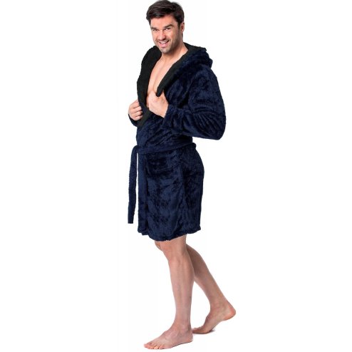 BATHROBE TUTUMI JORDAN MEN DARK BLUE