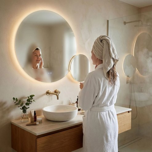 Mirror Rea R-8040 Led Transparent