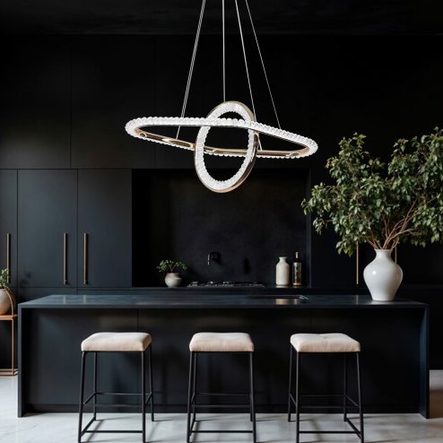 CEILING LAMP CHANDELIER TOOLIGHT LED G034-CP GOLD