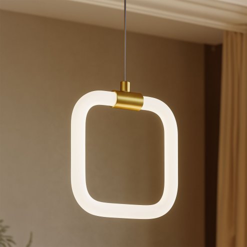 LED PENDANT LAMP TOOLIGHT LHJ057-CP1 35 WHITE, GOLD