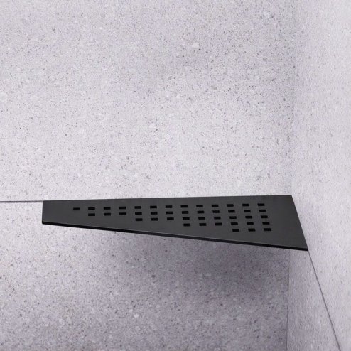 Bathroom Shelf Sf05 Black Matt