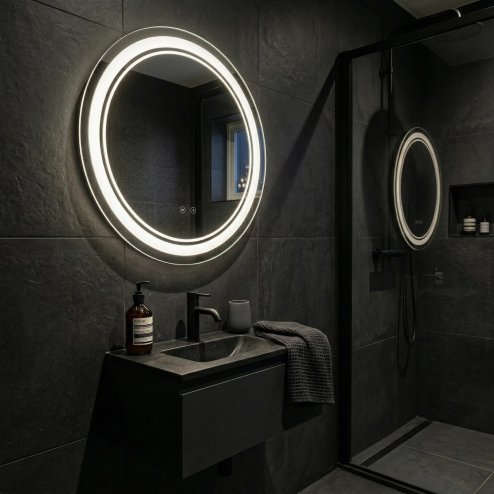 Mirror Rea Soft 50 Led Transparent