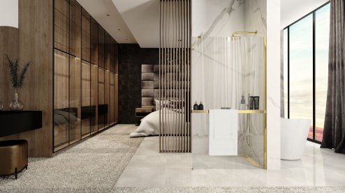 Bathroom hanger EVO GOLD