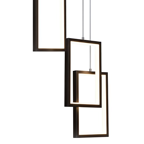 PENDANT CEILING LAMP TOOLIGHT LHJ089-7CP BLACK WHITE