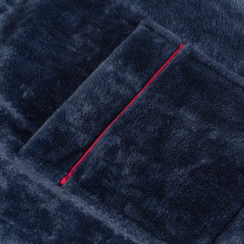 Bathrobe Roger Navy Red Men L