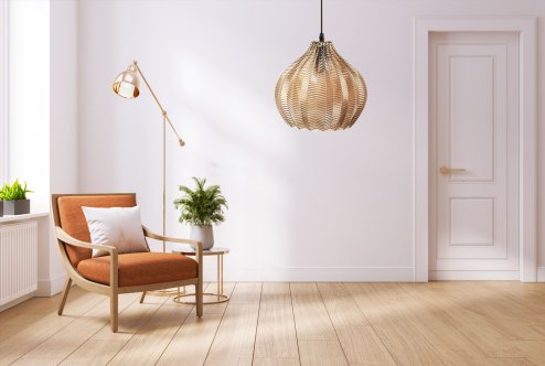 Pendant Lamp TOOLIGHT APP893-1CP Retro Glass Round 1-light point E27 23x23x20,5-110,5cm