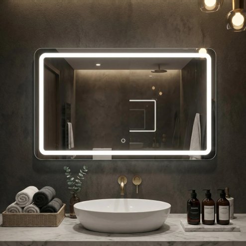 Mirror Rea Edit 100X60 Led Transparent