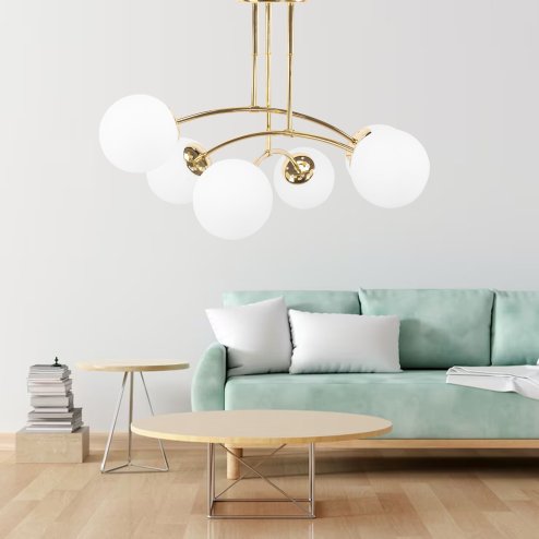 LAMP APP1577-5CP GOLD MAT