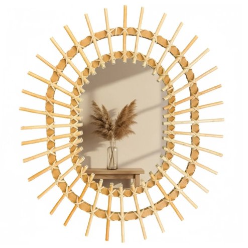 Boho Wall Mirror REA QDJ5749 57cm